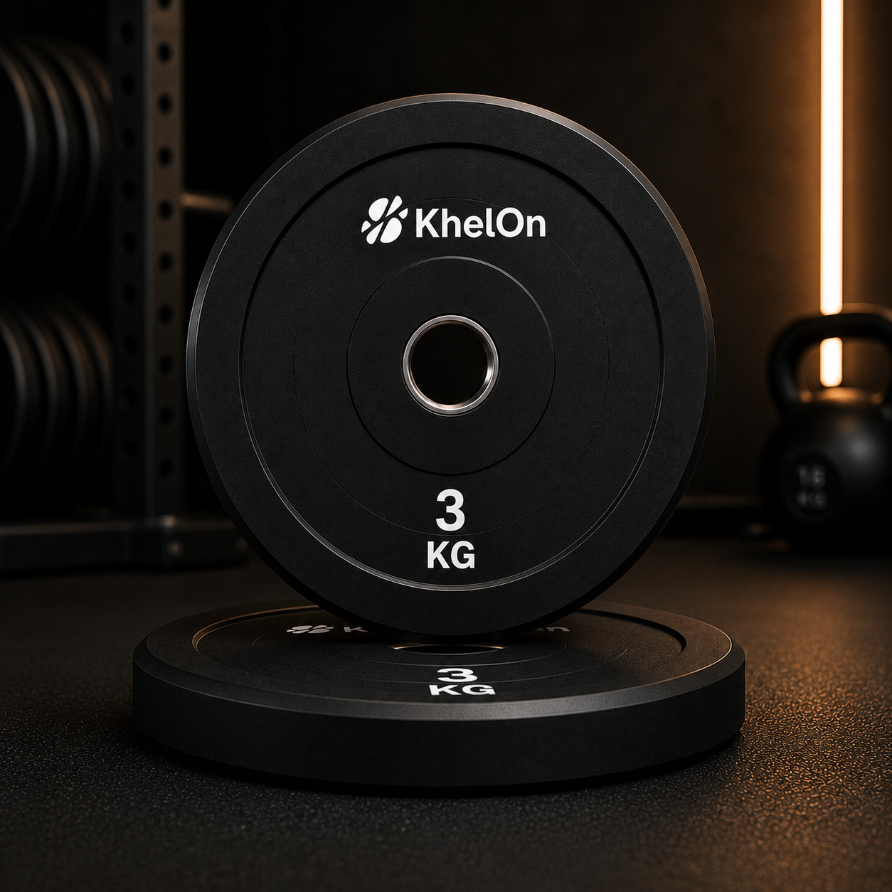 KhelOn All-Rubber Weight Plates