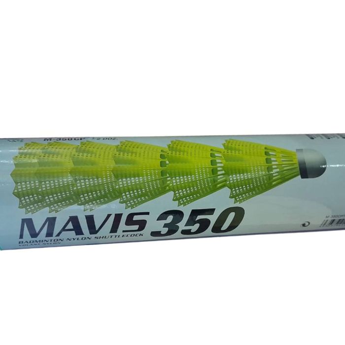 YONEX Mavis 350 | 2 Boxes -12 Nylon Shuttlecock|Green cap