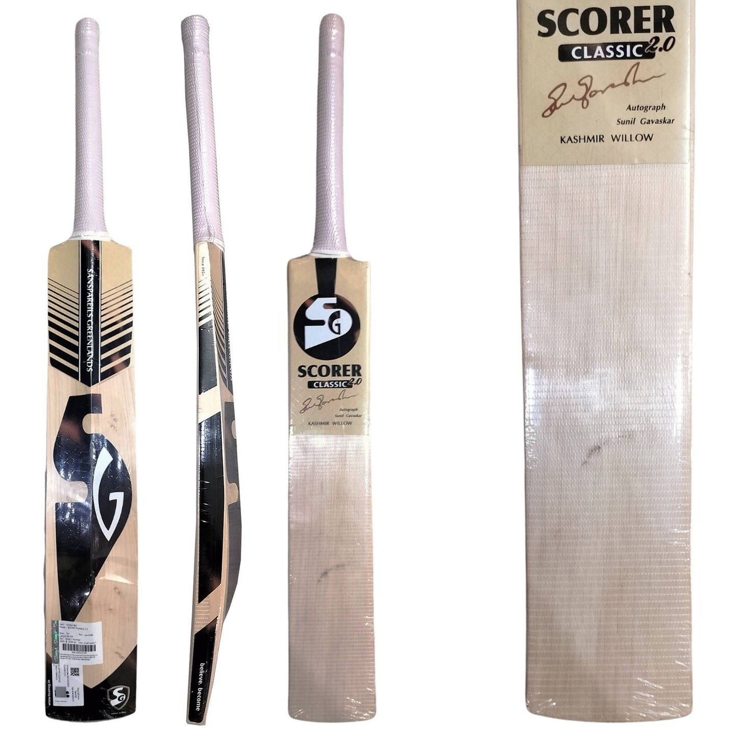 SG Scorer 2.0 Classic Kashmir Willow Cricket Bat