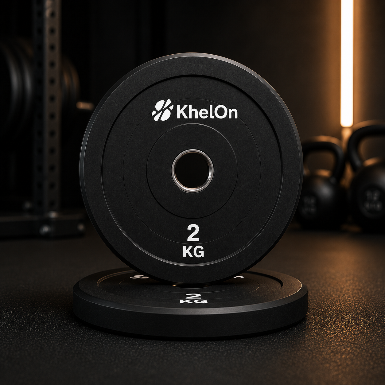 KhelOn All-Rubber Weight Plates