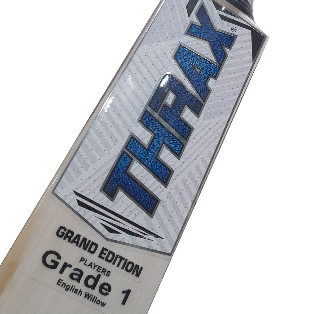 Thrax Grand Edition English Willow Cricket Bat (Standard Size Short Handle)