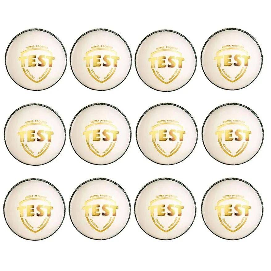 SG Test White Cricket Ball 12 Ball set