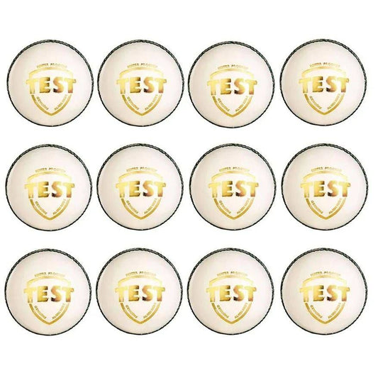 SG Test White Cricket Ball 12 Ball set