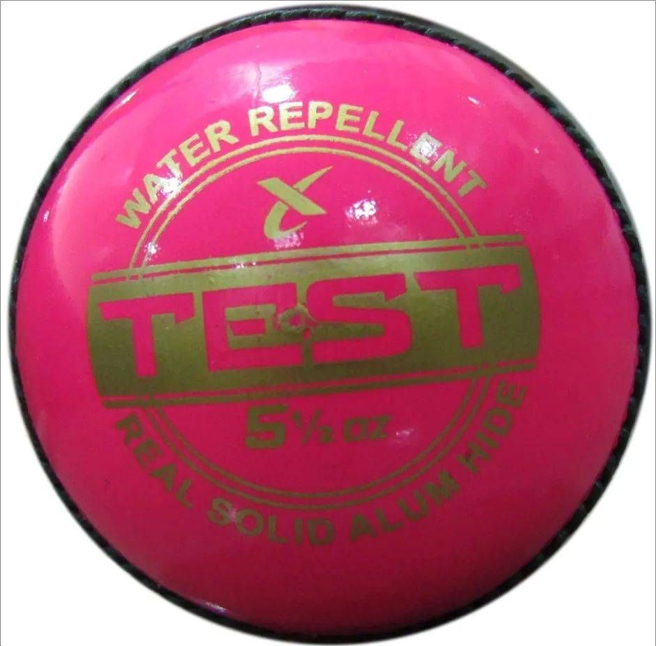 Thrax Test Pink Leather Cricket Ball Set of 12