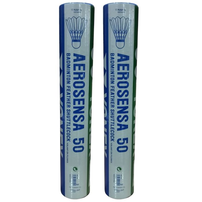 Yonex Aerosensa 50 Badminton Feather Shuttulecock Set Of 2