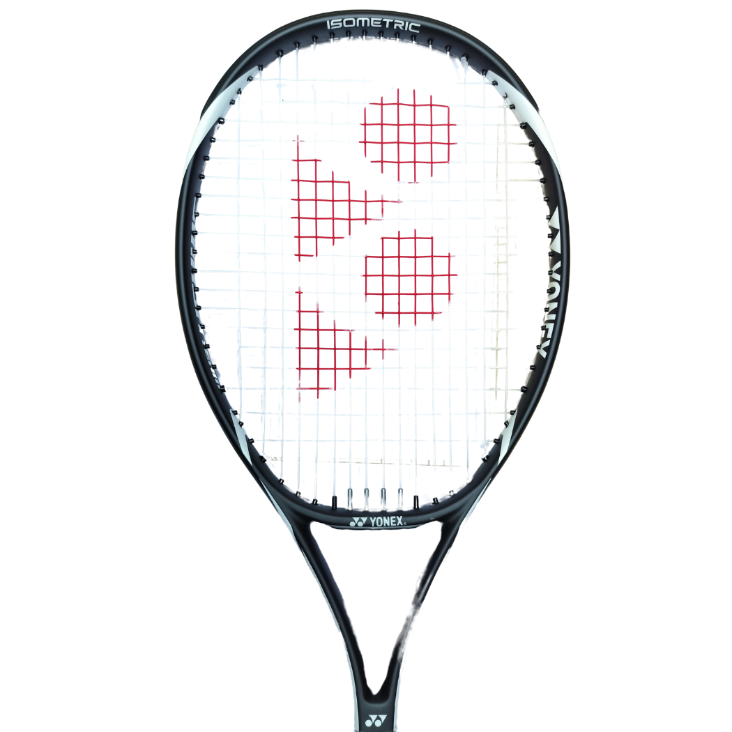 Yonex Smash Team Strung Tennis Racquet Black and White